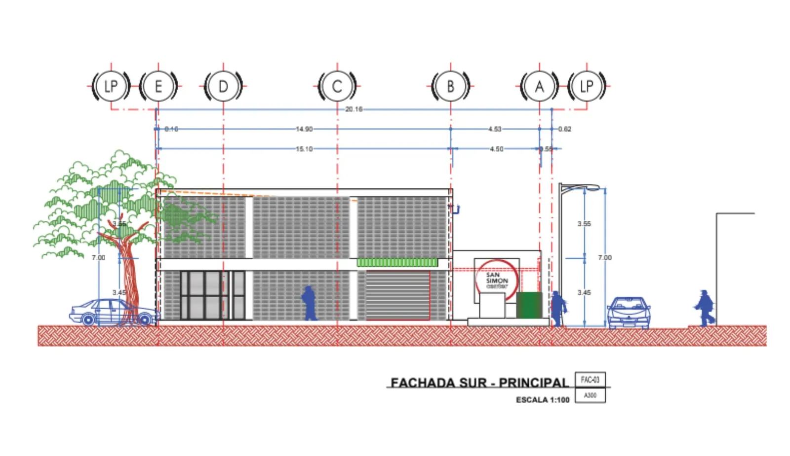 San Simón Center Iztapalapa - Plano Arquitectónico 1