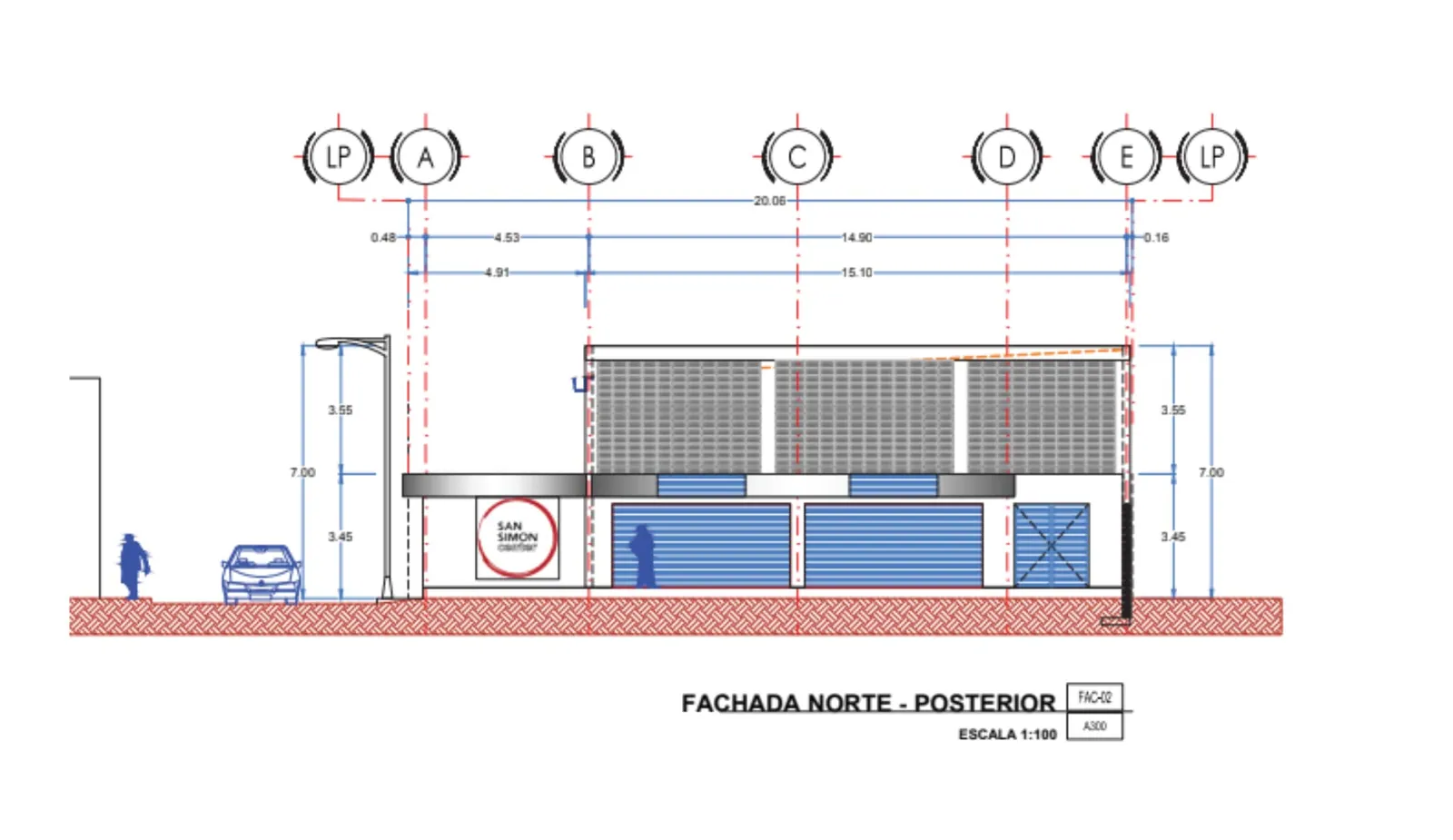 San Simón Center Iztapalapa - Plano Arquitectónico 2
